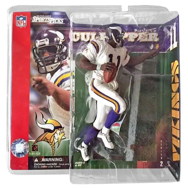 McFarlane Toys NFL Minnesota Vikings Sports Picks Football Series 2 Daunte Culpepper Action Figure