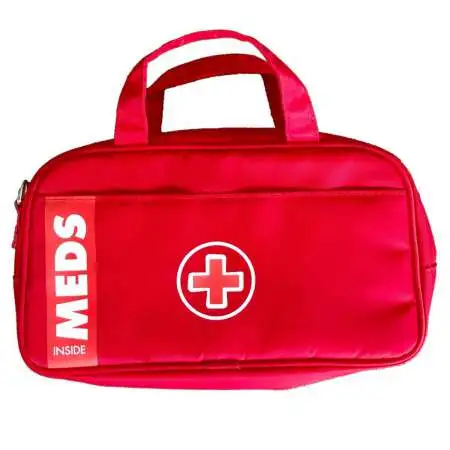 AllerMates Red Medicine Bag [New Design, Now Insulated]