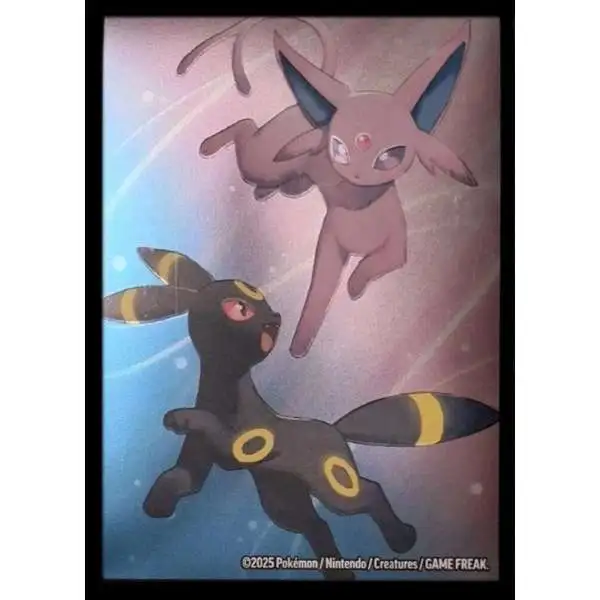 Pokemon Prismatic Evolutions Espeon & Umbreon Card Sleeves [65 Count]