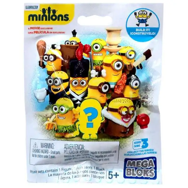 Mega Bloks Despicable Me Mystery Minions Series 3 Mystery Pack #29210 [Soft Pack]