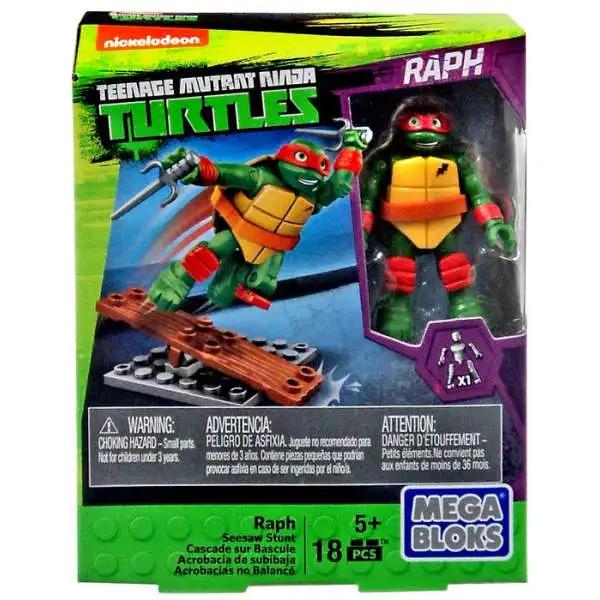 Mega Bloks Teenage Mutant Ninja Turtles RAPH DOJO COMBAT Set 51 pcs TMNT 