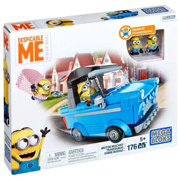 Mega Bloks Despicable Me Minion Made Motor Mischief Set #24904