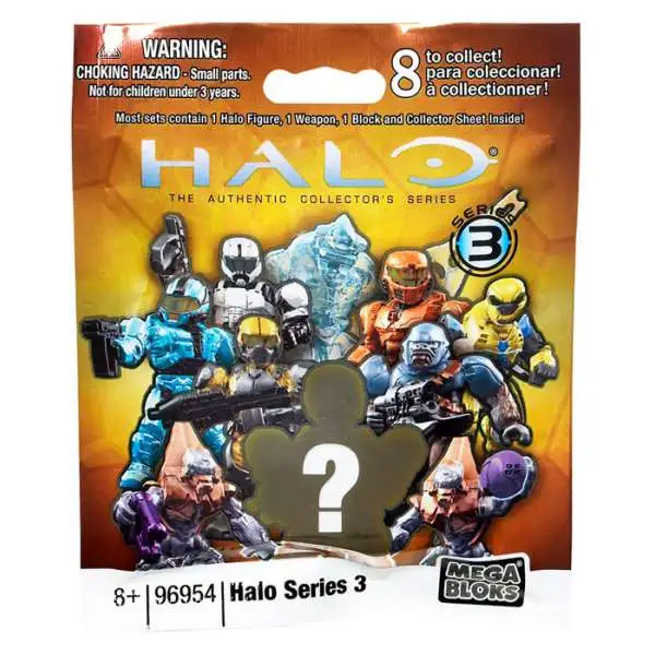Mega Bloks Halo Series 3 Minifigure Mystery Pack [1 RANDOM Figure]