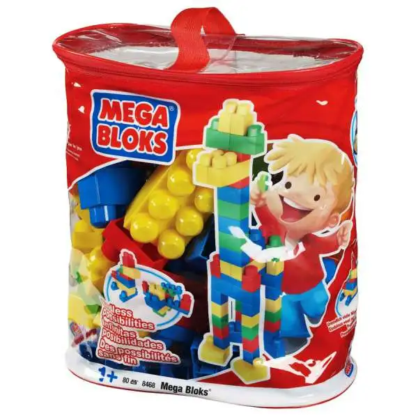 Mega Bloks 80 Piece Imagination Bag Set 8468 - ToyWiz