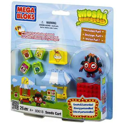 Mega Bloks Moshi Monsters Seed Cart Set #80618