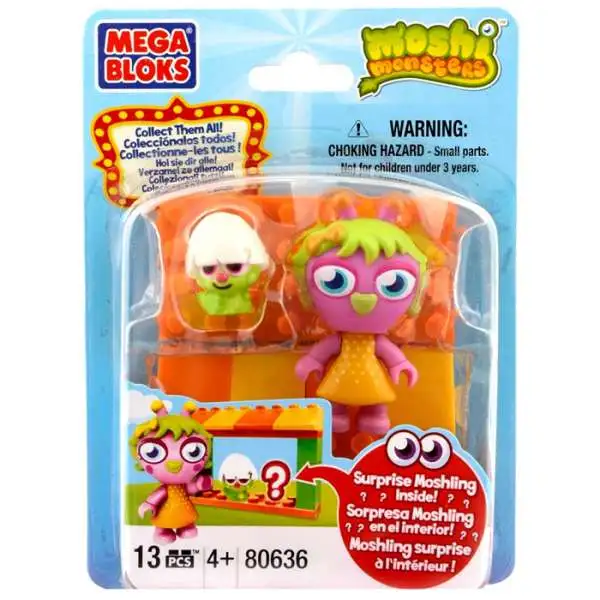 Mega Bloks Moshi Monsters Moshling Zoo and Horrods Shop Set #80636