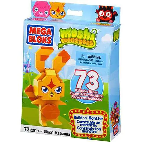 Mega Bloks Moshi Monsters Build-a-Monster Katsuma Set #80651