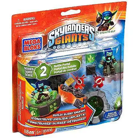 Mega Bloks Skylanders Giants Stealth Elf Battle Portal Set #95436