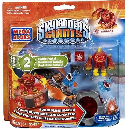 Mega Bloks Skylanders Giants Eruptor Battle Portal Set #95437 [Loose]
