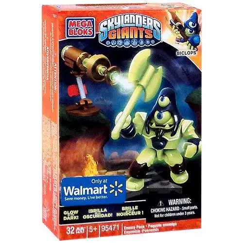 Mega Bloks Skylanders Giants Enemy Pack Biclops Exclusive Set #95471