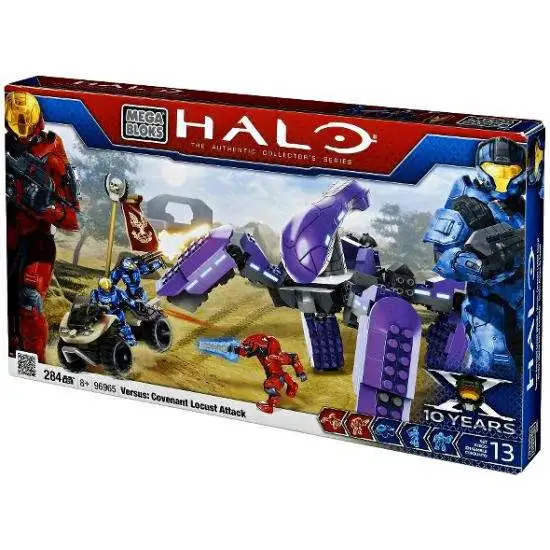 Mega Bloks Halo The Authentic Collector's Series Versus: Covenant Locust Attack Exclusive Set #96965 [Damaged Package]