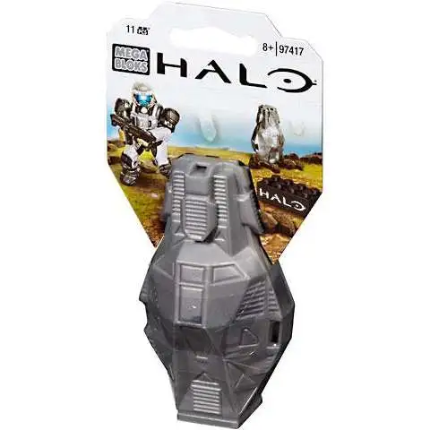 Mega Bloks Halo Metallic ODST Drop Pod Set #97417 [Silver UNSC]