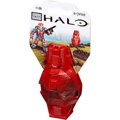 Mega Bloks Halo Metallic ODST Drop Pod Set #97420 [Red UNSC]