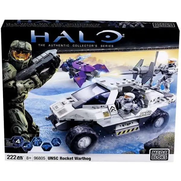 Mega Bloks Halo The Authentic Collector's Series UNSC Rocket Warthog Set #96805