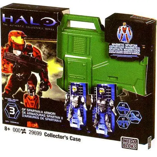 Mega Bloks Halo The Authentic Collector's Series OF Spartan-II Armor Collector's Case #29699 [Damaged Package]