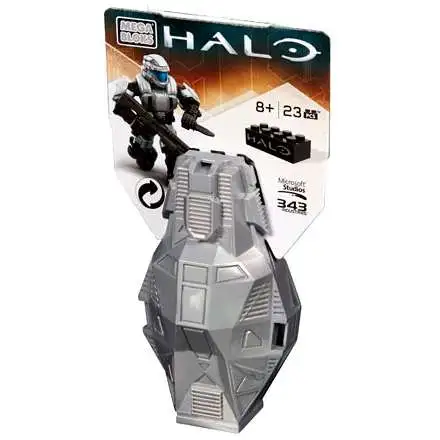 Mega Bloks Halo Series 4 ODST Metallic Drop Pod Set DPP67 [Silver]