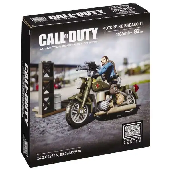 Mega Bloks Call of Duty Motorbike Breakout Set #06866
