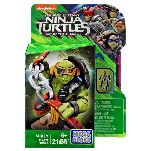 Mega Bloks Teenage Mutant Ninja Turtles Out of the Shadows Mikey Set [Pirate]