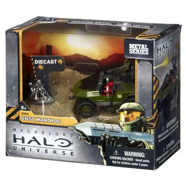 Mega Bloks Halo Metal Series UNSC Warthog Set #96995