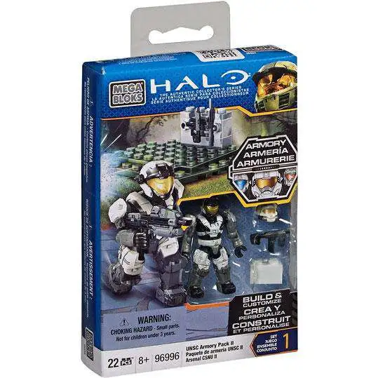 Mega Bloks Halo The Authentic Collector's Series UNSC Armory Pack II Set #96996