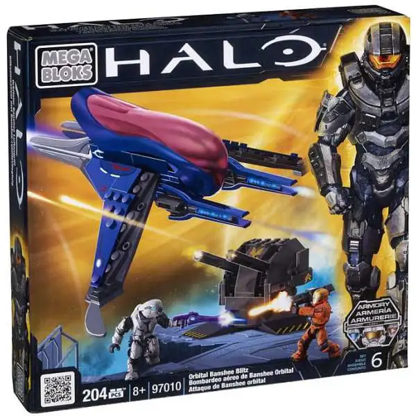 Mega Bloks Halo Orbital Banshee Blitz Set #97010