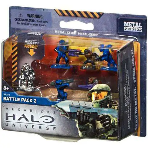 Mega Bloks Halo Metal Series Battle Pack 2 Set #97035