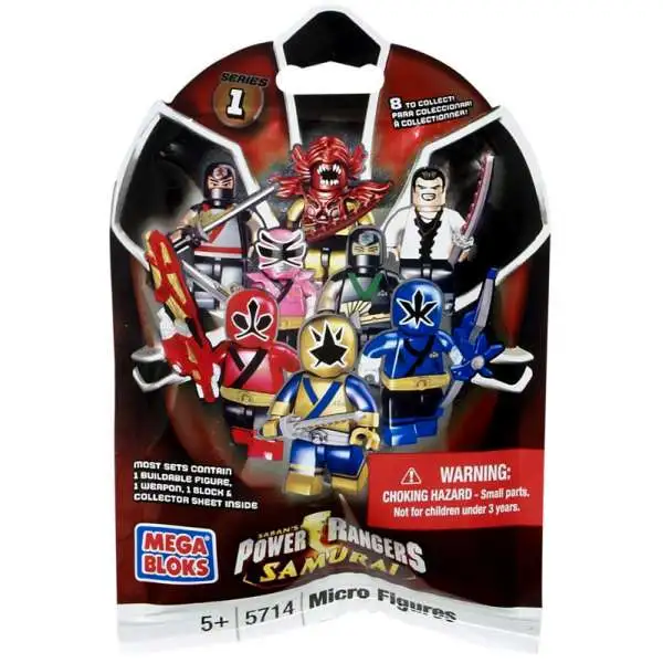 Mega Bloks Power Rangers Samurai Series 1 Mystery Pack [1 RANDOM Figure]