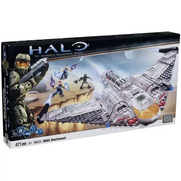 Mega Bloks Halo The Authentic Collector's Series UNSC Shortsword Bomber Set #96835