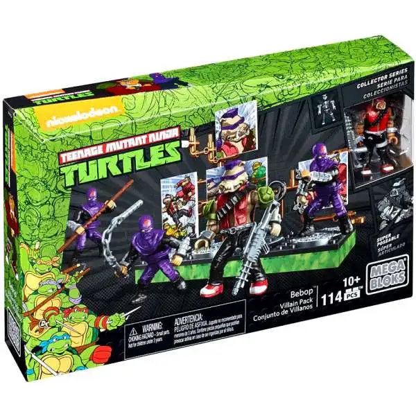 Mega Bloks Teenage Mutant Ninja Turtles Collector Bebop Set #28914 [Damaged Package]