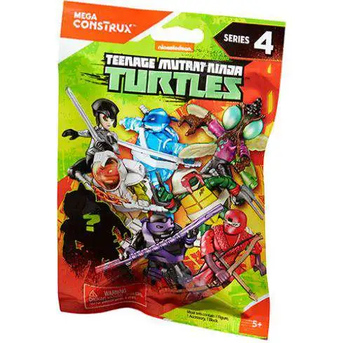 Mega Construx Teenage Mutant Ninja Turtles Animation Series 4 Mystery Pack [1 RANDOM Figure]