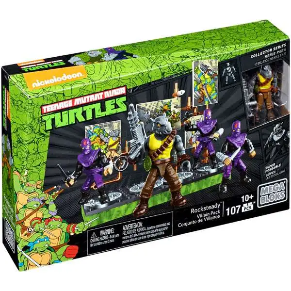 Mega Bloks Teenage Mutant Ninja Turtles Collector Rocksteady Set #28915 [Damaged Package]