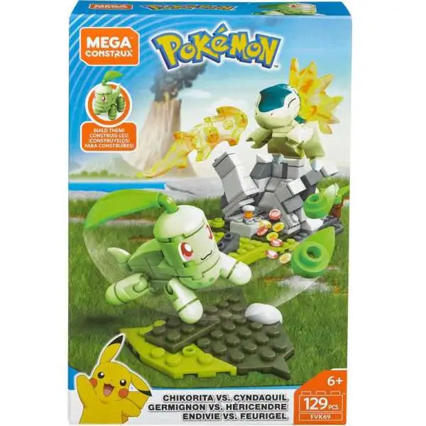 Mega Bloks MEGA Pokémon Beginner Trainer Team Pack with 8 Action