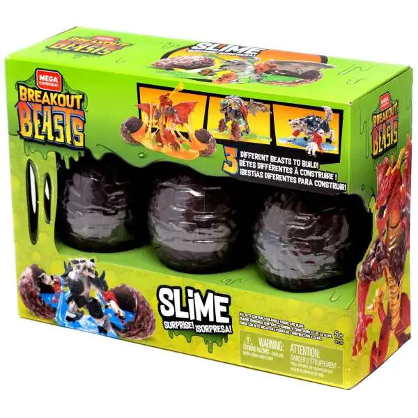 Mega Construx Slime Surprise! Exclusive 3-Pack Set [Green Box]