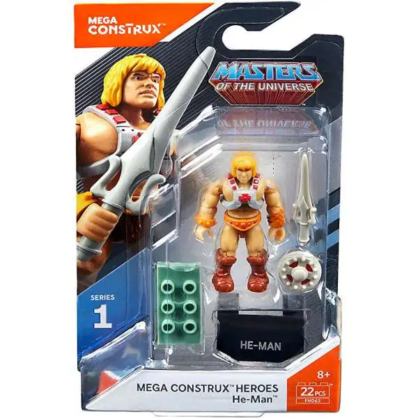 Mega Construx Masters of the Universe Heroes Series 1 He-Man Mini Figure