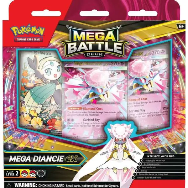 Pokemon Mega Battle Mega Diancie ex Deck [60 Cards]