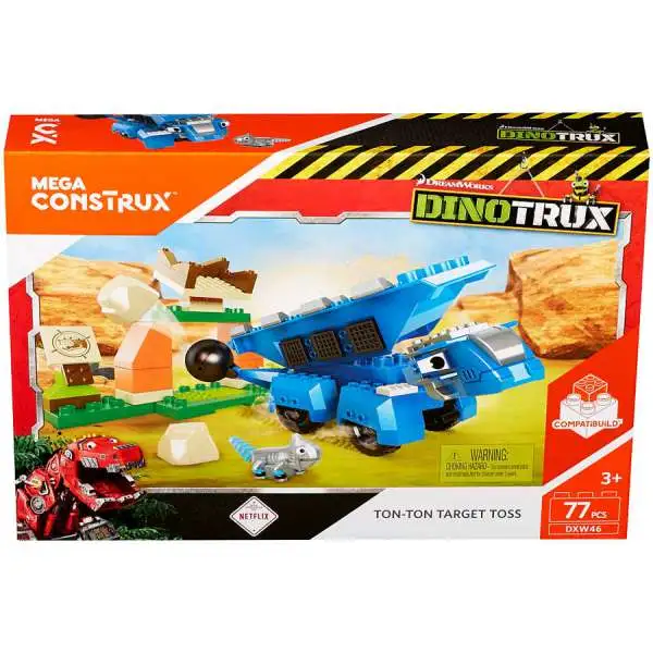 Dinotrux Ton-Ton Target Toss Set Mega Construx - ToyWiz