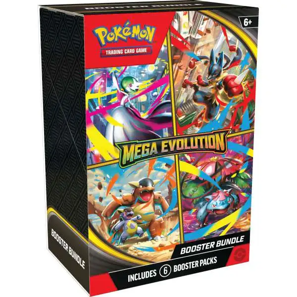 Pokemon Mega Evolution Booster Bundle [6 Packs]