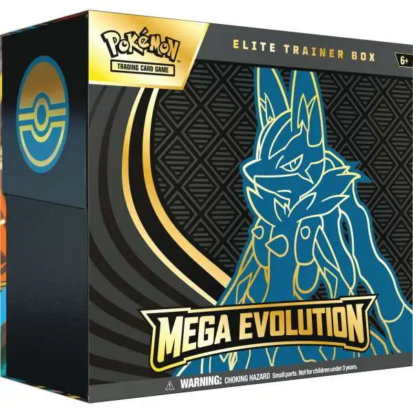 Pokemon Mega Evolution Mega Lucario Elite Trainer Box [9 Booster Packs, 65 Card Sleeves & More]
