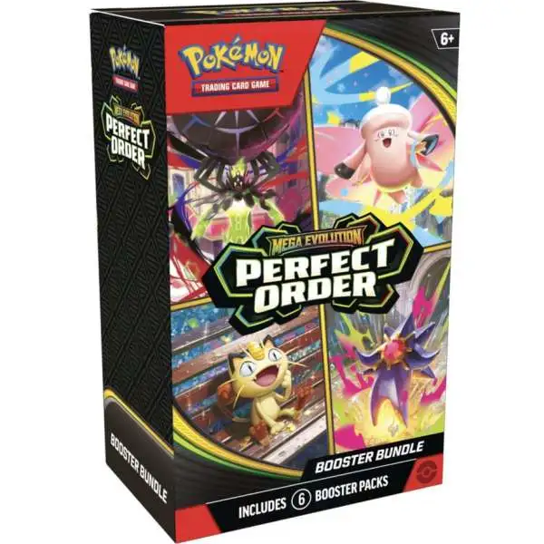 Pokemon Mega Evolution Perfect Order Booster Bundle [6 Packs]