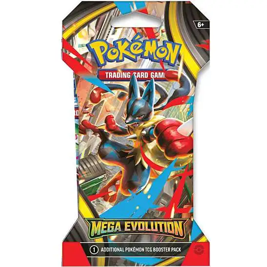 Pokemon Mega Evolution SLEEVED Booster Pack [10 Cards]