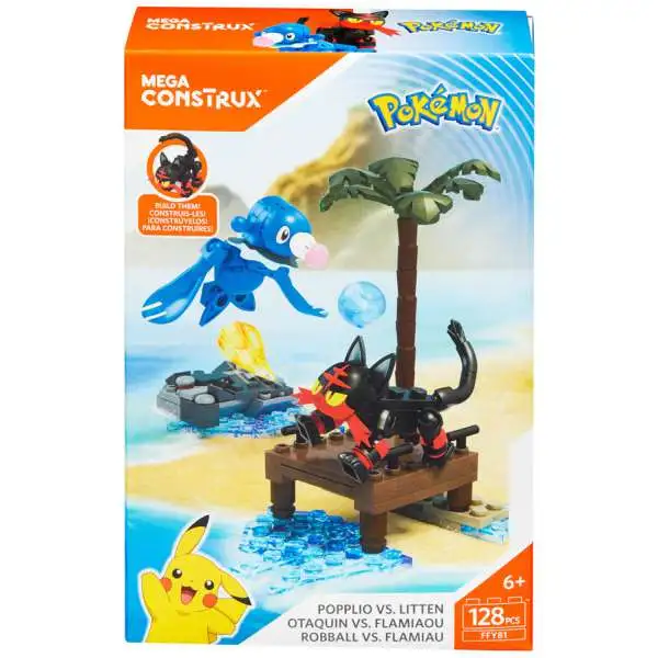 Pokemon Popplio vs. Litten Set