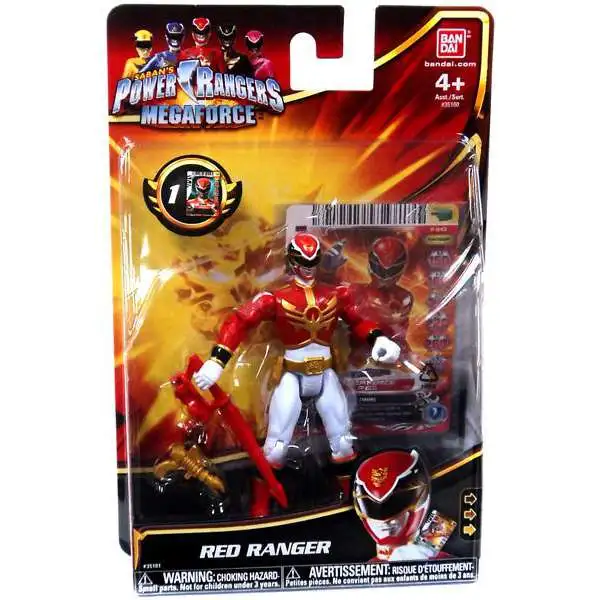 Power Rangers Megaforce Red Ranger Action Figure [Damaged Package]