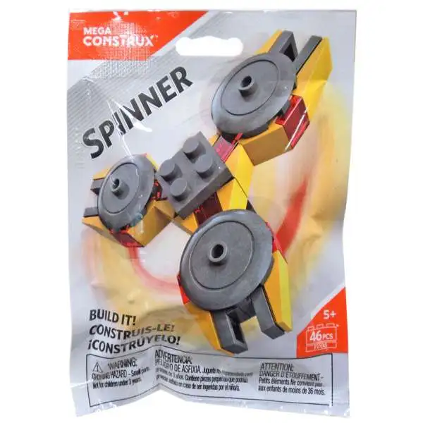 Mega Construx Spinner Yellow & Red