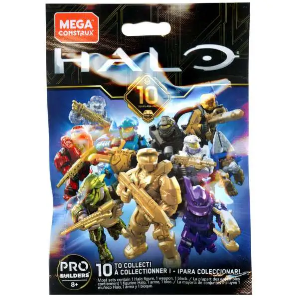 Halo 10th Anniversary Mini Figure Mystery Pack [1 RANDOM Figure]