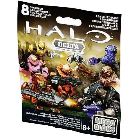 Halo 10th Anniversary Mini Figure Mystery Pack 1 RANDOM Figure Mega Construx  - ToyWiz