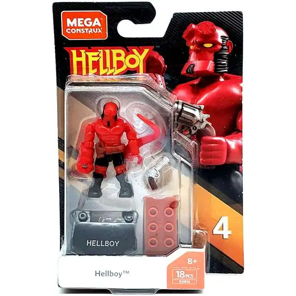 Heroes Series 4 Hellboy Mini Figure [Damaged Package]