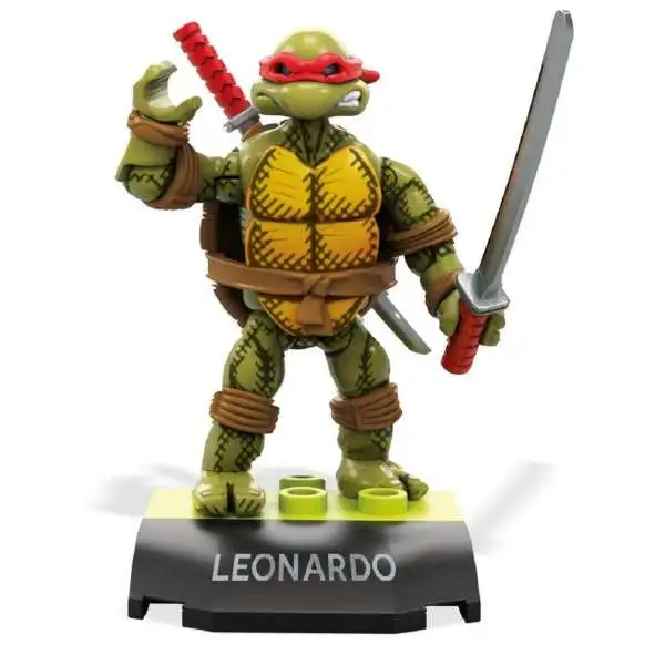 Mega Construx Teenage Mutant Ninja Turtles Heroes Series 3 Leonardo Mini Figure