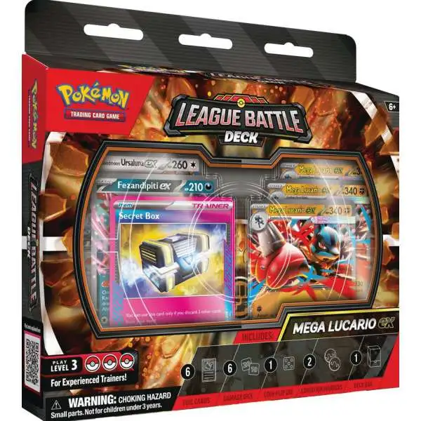Pokemon Mega Evolution Mega Lucario ex League Battle Deck [60-Card Deck, Deck Box & More] (Pre-Order ships May)