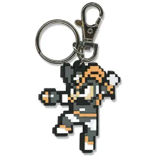 Mega Man 10 Retro 8-Bit Style Bass Keychain