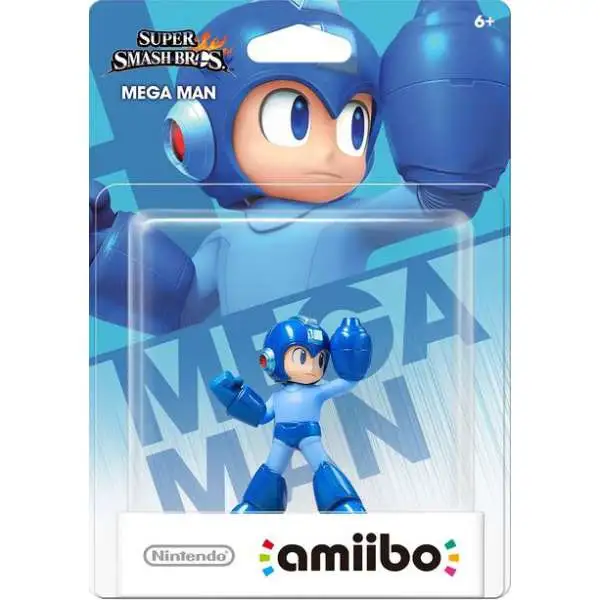 World of Nintendo Super Smash Bros Amiibo Mega Man Mini Figure [Damaged Package]